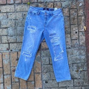 Hollister Hi-Rise Straight Jeans (Size 13R)